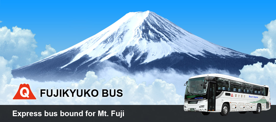 Express bus bound for Mt. Fuji